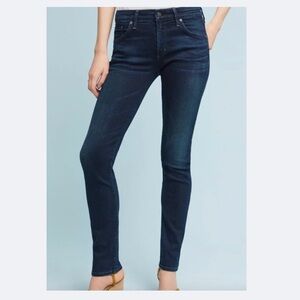CITIZENS of HUMANITY Arielle mid rise slim dark denim jeans size 26 like new